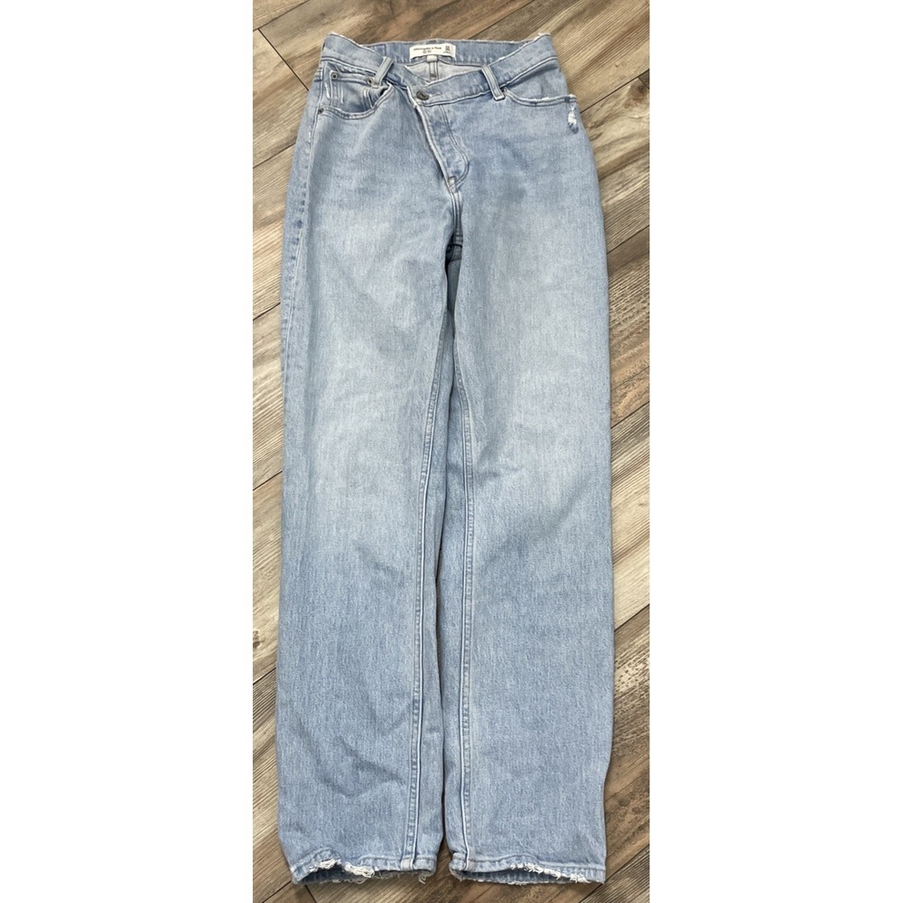 Abercrombie & Fitch Women's Jeans‎ "The Dad" High Rise Denim 24/00R Buttonfly